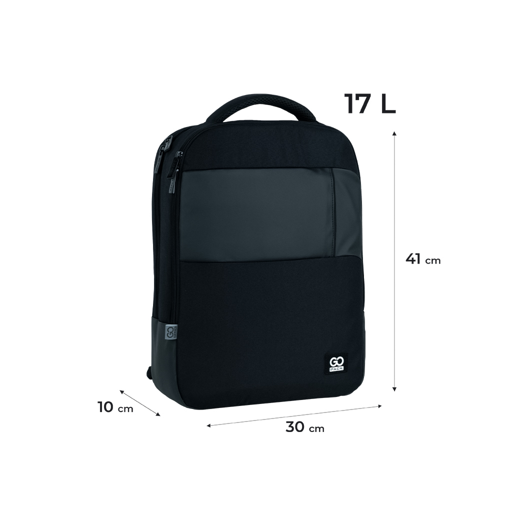 Рюкзак шкільний GoPack Education Teens 153 чорний (GO25-153L)
