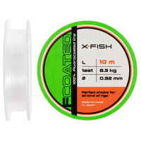 Fluorocarbon X-Fish FCoated 10m 0.32mm 8.3kg (1917.01.29)