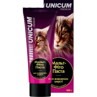 Паста для тварин Unicum для виведення шерсті у котів та кошенят 100 г (4820150208820)