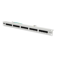 Патч-панель 19" 25xRJ-45 UTP cat.3, 1U Digitus (DN-91325-1)