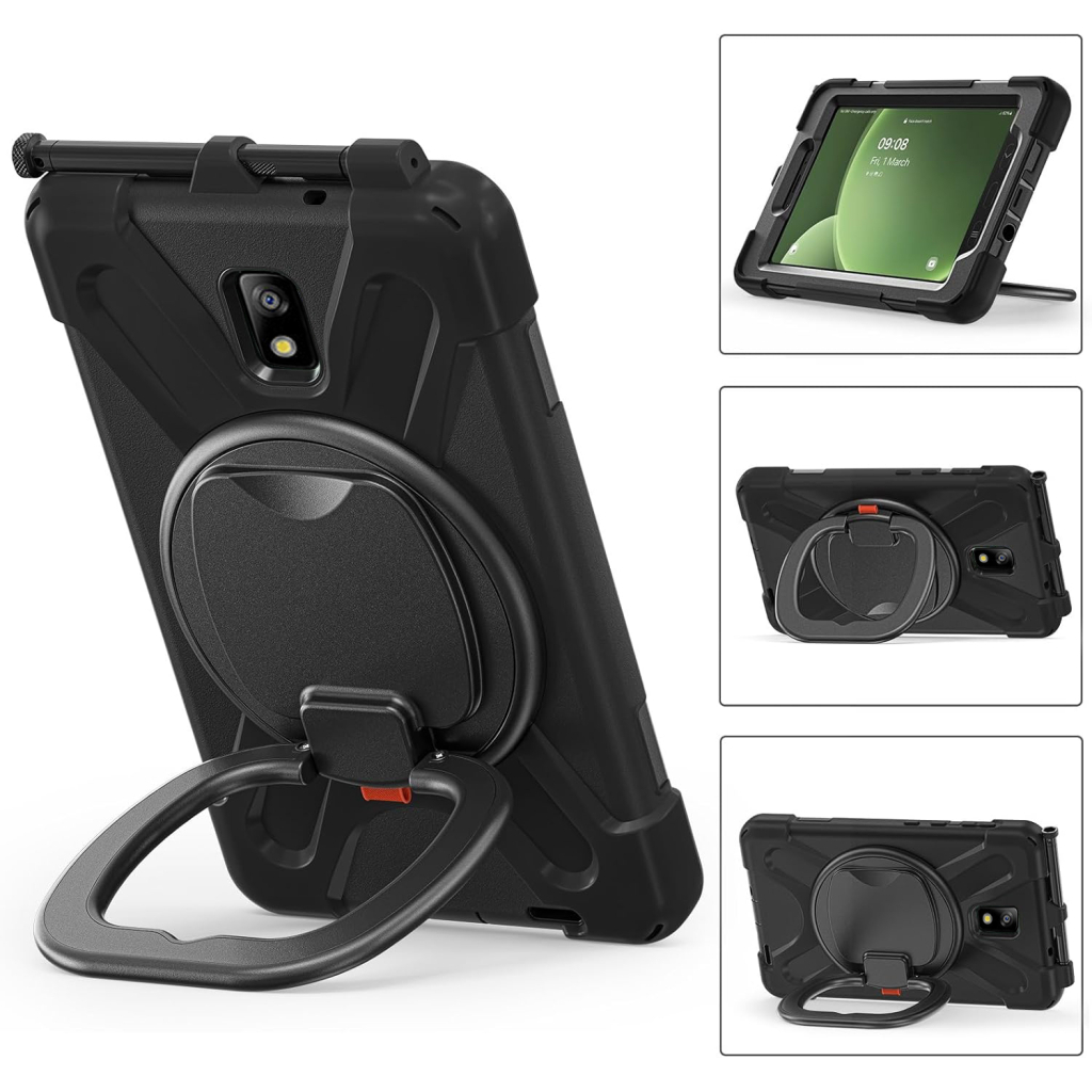 Чохол до планшета BeCover Heavy Duty Samsung Galaxy Tab Active 3 SM-T570/SM-T575/SM-T577 8" Black (713450)