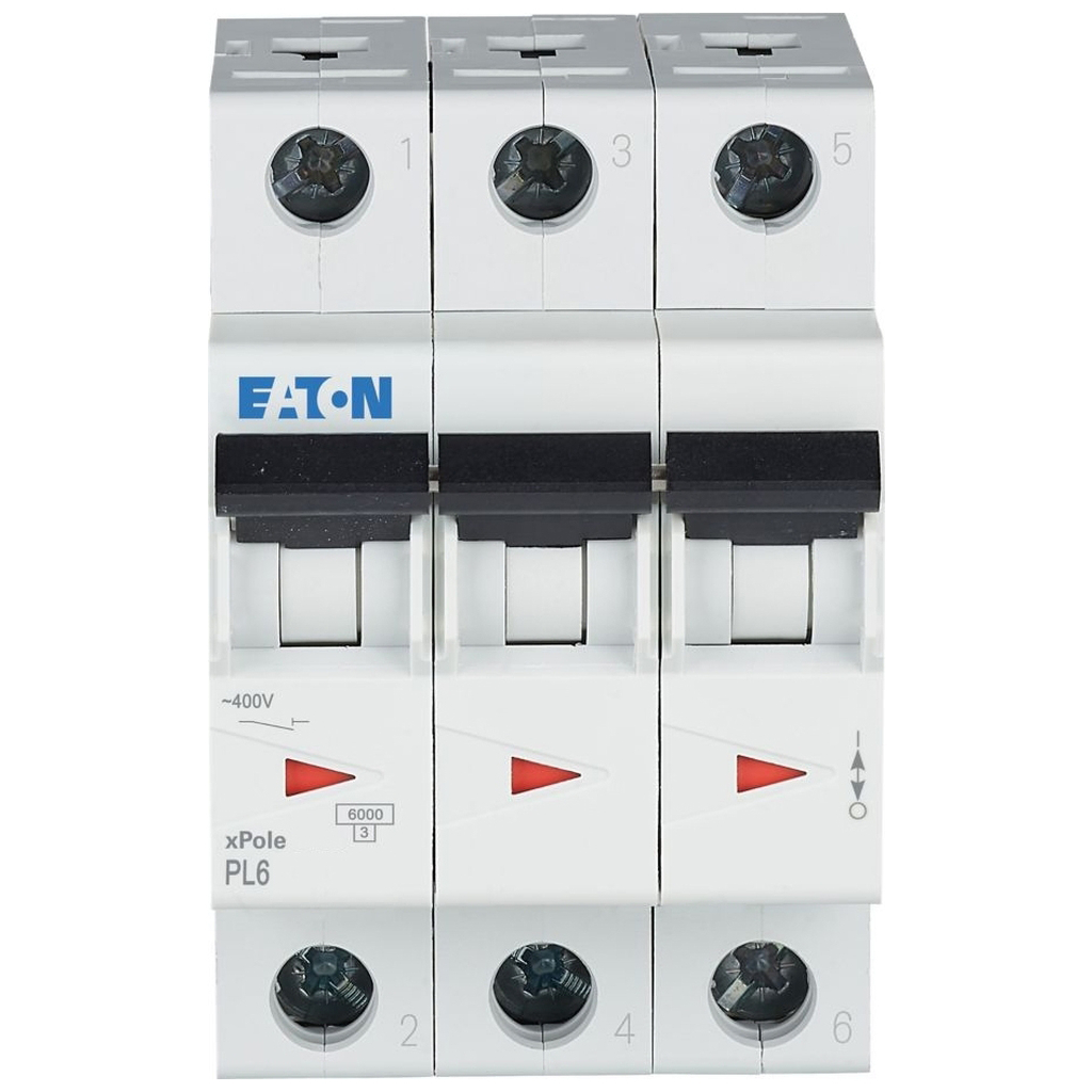 Автоматичний вимикач Eaton 3-п. М3 С 16А PL6 6кА Автоматичний вимикач Eaton 3-п. М3 С 16А PL6 6кА