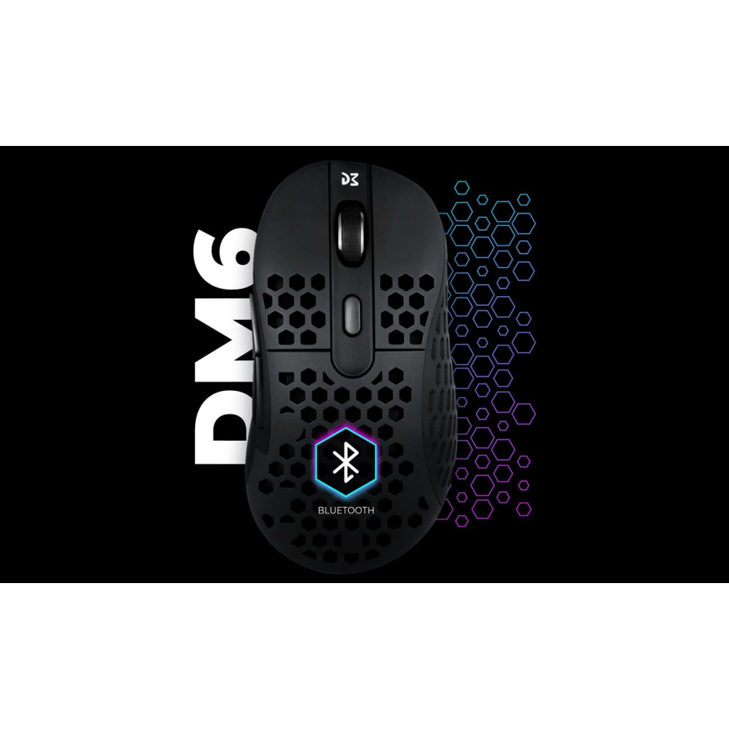Мишка Dream Machines DM6 Holey Trio Wireless/Bluetooth/USB Black (DM6_HOLEY_TRIO) Мишка Dream Machines DM6 Holey Trio Wireless/Bluetooth/USB Black (DM6_HOLEY_TRIO)