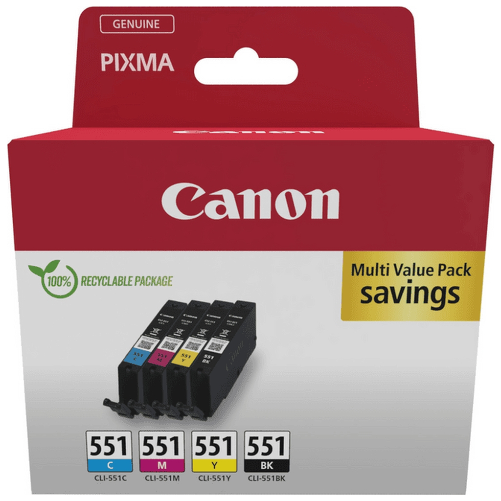 Картридж Canon CLI-551Multipack BK,C,M,Y (6509B015) Картридж Canon CLI-551Multipack BK,C,M,Y (6509B015)
