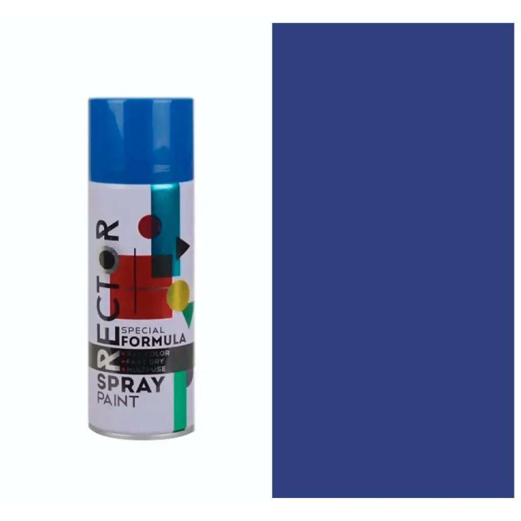 Аерозольна фарба для автомобіля RECTOR універсальна 5002 синій, в аер. упаковці 400 мл (000013228)