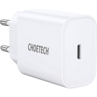 Зарядний пристрій Choetech USB-C PD20W white (Q5004-V5)