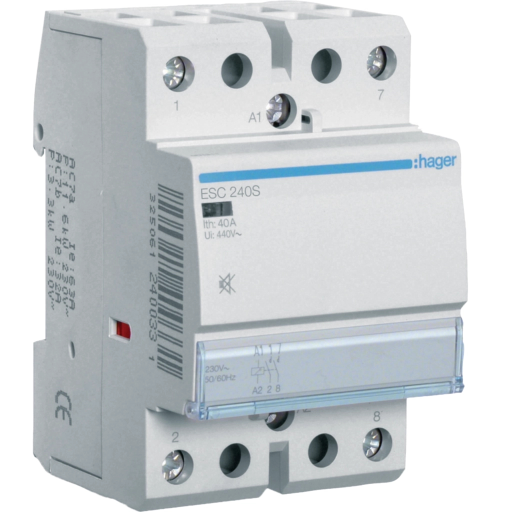 Автоматичний вимикач Hager 40 A 230V 2NO (B) (ESC240S)