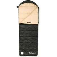 Спальний мішок Naturehike з капюшоном M320 CNK2350WS023, зелений камуфляж, правий (6975641889205)