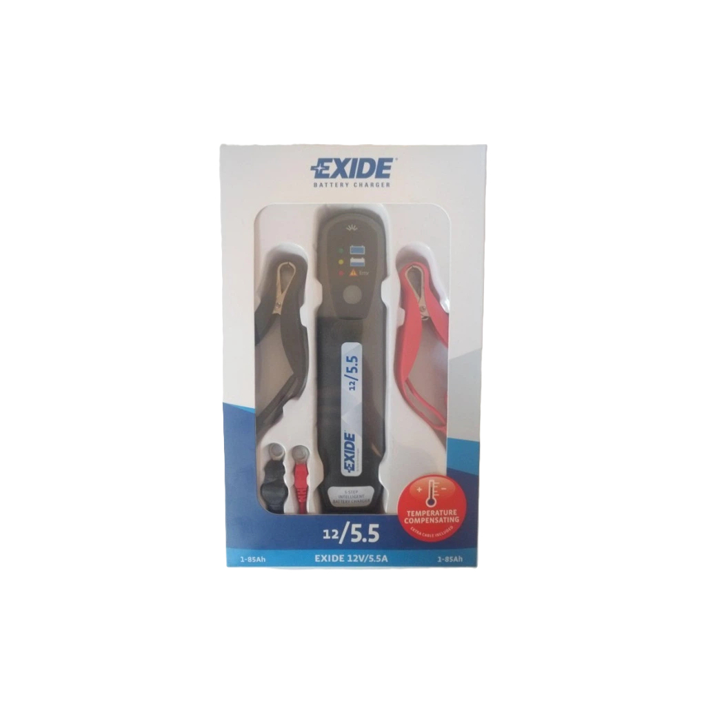 Зарядний пристрій для автомобільного акумулятора EXIDE 12/5.5