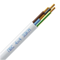Power cable ZZKM 4x4 square mm flexible, copper, 100m (PVA 4x4 ECG)
