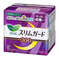 Sanitary pads Kao Laurier Extra Heavy Night Use Slim Night 15 pcs (4901301254276)