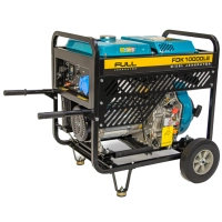 FULL diesel generator FDK10000LE, 230V, 50Hz, 7.5kW, 12.5 l, 2l/h, manual/electric starter (without battery) (FDK10000LE)