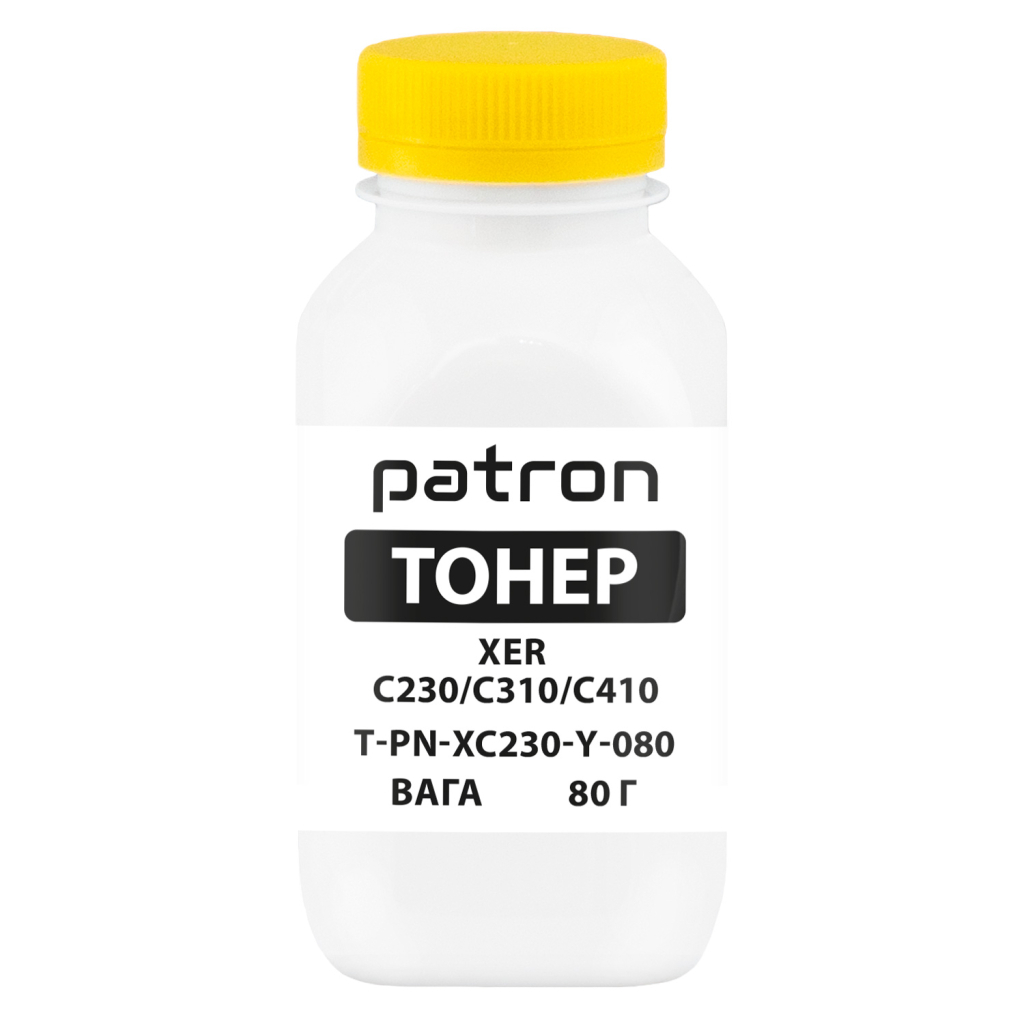 Тонер XER C230/C310/C410, 80 г, Yellow Patron (PN-XC230-Y-080)