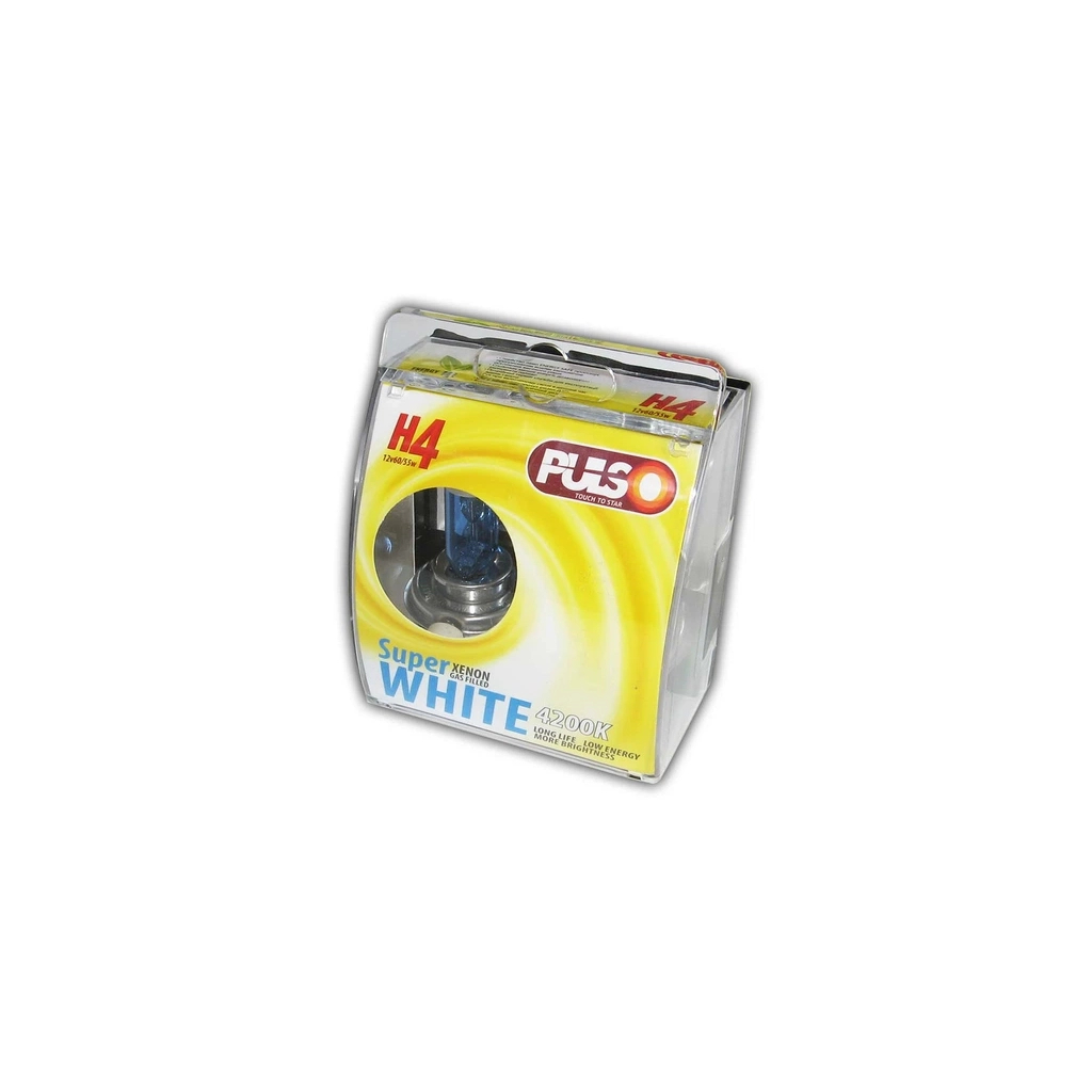 Автолампа PULSO H4/P43T 12v60/55w super white/plastic box (LP-42651) Автолампа PULSO H4/P43T 12v60/55w super white/plastic box (LP-42651)