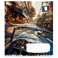 Notebook Schoolboy I love Paris 48 sheets line (048-3615L)