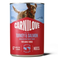 Canned food for dogs Carnilove Salmon & Turkey 400 g (8595602582839)