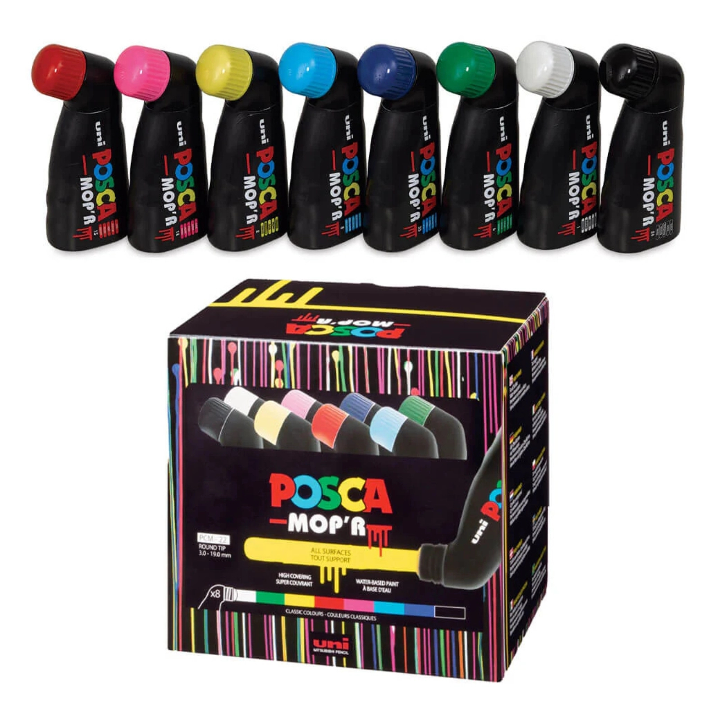 Набір маркерів UNI набір POSCA, 3-19 мм, 8 шт (PCM-22/8C)