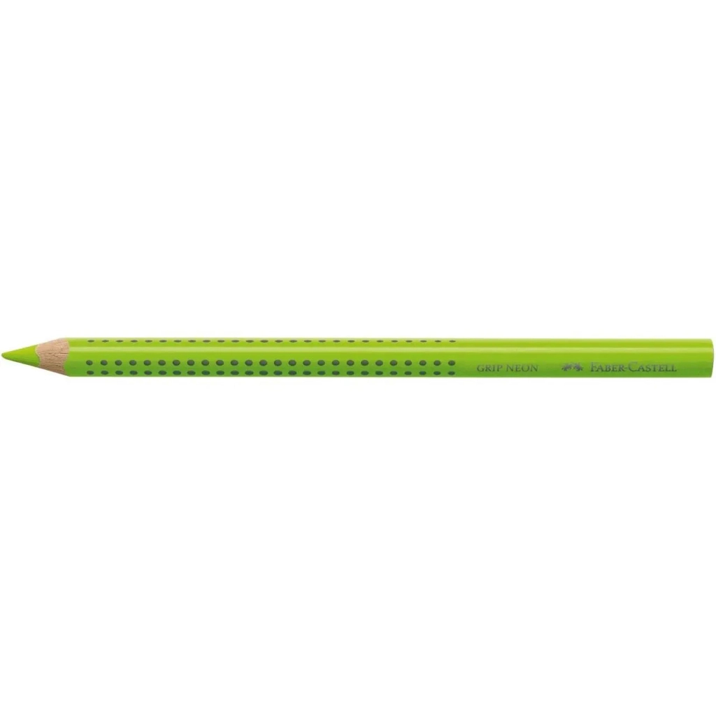 Маркер Faber-Castell олівець текстовиділювач Jumbo Grip Neon, колір зелений (21784)