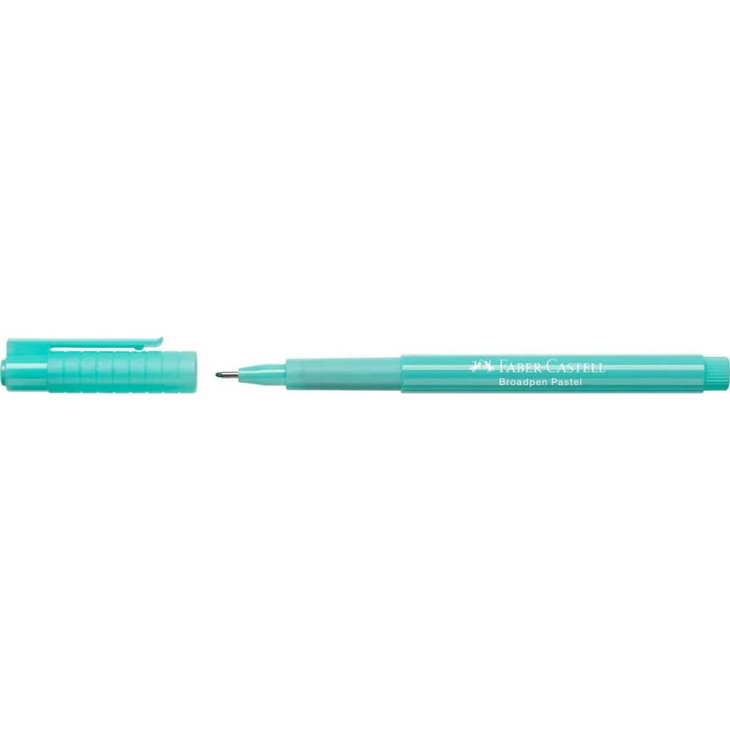 Лайнер Faber-Castell BROADPEN 1554 Pastel Turquoise, колір пастельний бірюзовий, 0,8 мм (30749)