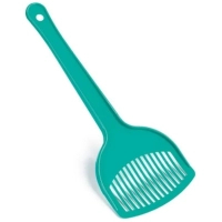 Toilet scoop Priroda #1 with holes for granular or bentonite filler small 10 pcs (4820157404393)