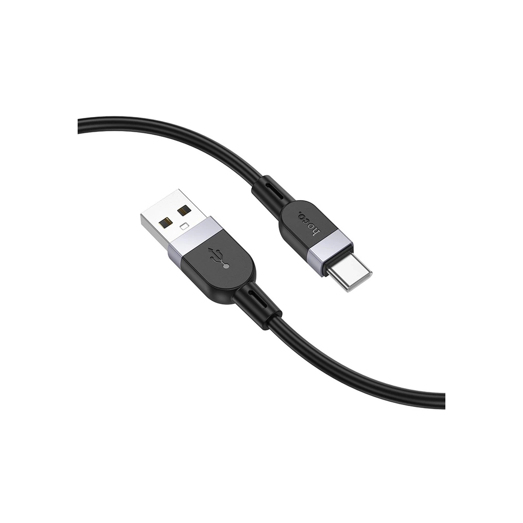 Дата кабель USB 2.0 AM to USB-C 1.0m silicone X109 Energy black HOCO (6942007636247) Дата кабель USB 2.0 AM to USB-C 1.0m silicone X109 Energy black HOCO (6942007636247)