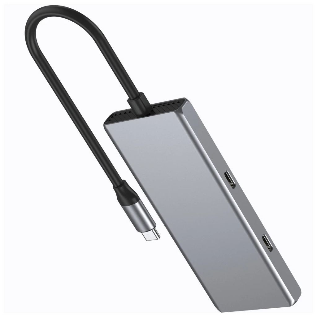 Концентратор Gembird USB-C 4-in-1 2xUSB 3.2 + 2xUSB-C 3.2 silver (UHB-CM-U310-A2C2-01) Концентратор Gembird USB-C 4-in-1 2xUSB 3.2 + 2xUSB-C 3.2 silver (UHB-CM-U310-A2C2-01)