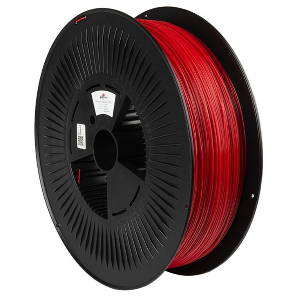 Пластик для 3D-принтера Spectrum PET-G Premium 1.75mm 4.5kg Red, Bloody RAL 3020 (80630)