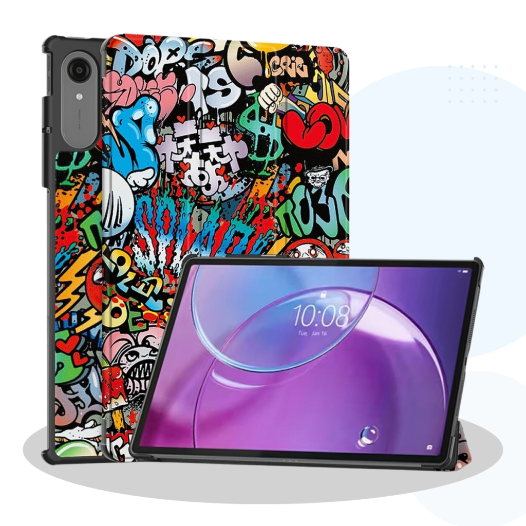 Чохол до планшета BeCover Smart Case Lenovo Idea Tab Pro (2nd Gen) TB390FU 13.0" Graffiti (715809)