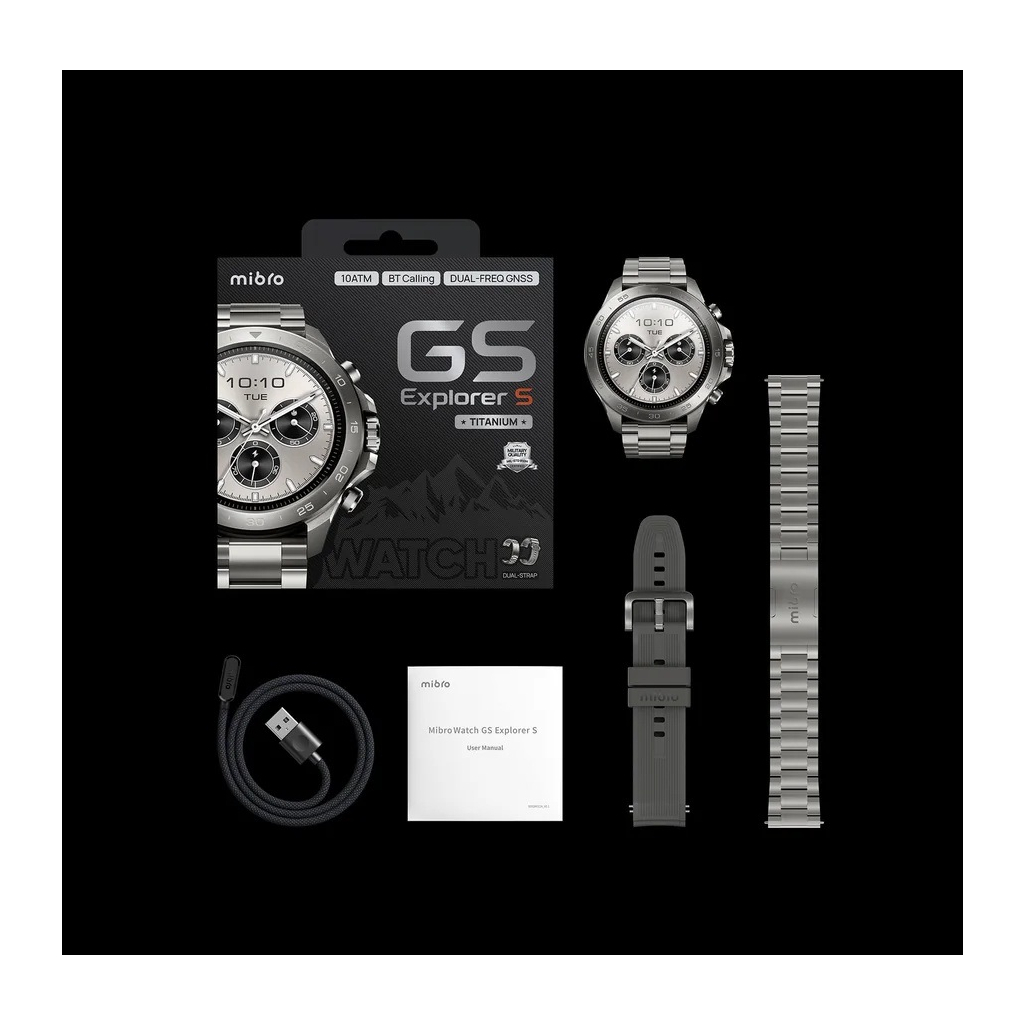 Смарт-годинник Mibro GS Explorer S 48mm Titan XPAW023FT (XPAW023FT)