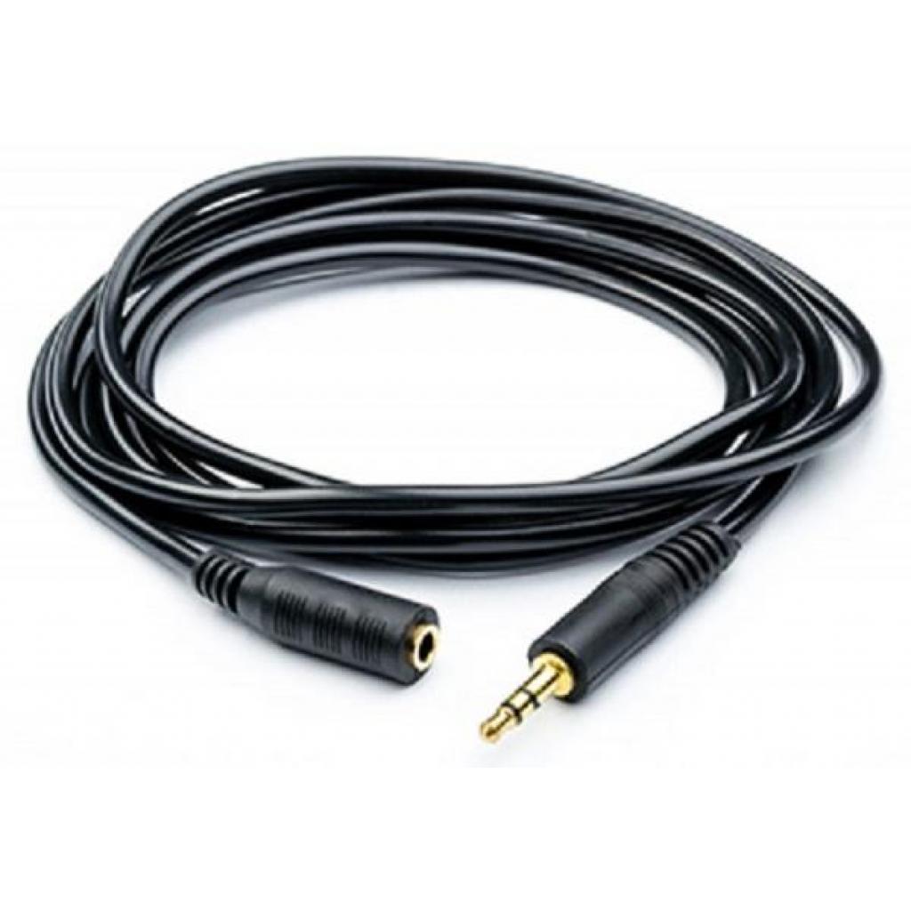 Кабель мультимедійний 3.5mm M to 3.5mm F 5.0m Atcom (16849)