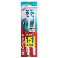 Зубна щітка Colgate 360 Clean средняя + средняя (8714789213033)