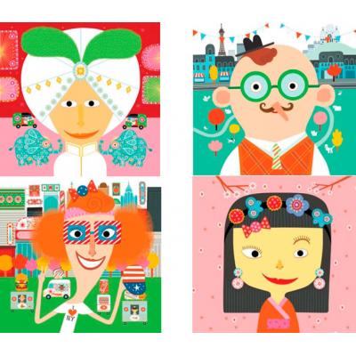 Набір для творчості Djeco Наклейки Каламбур 200 шт (DJ08934) Набір для творчості Djeco Наклейки Каламбур 200 шт (DJ08934)