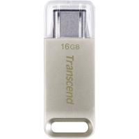 USB флеш накопичувач Transcend 16GB JetFlash 850 Metal USB 3.1 Type-C (TS16GJF850S)
