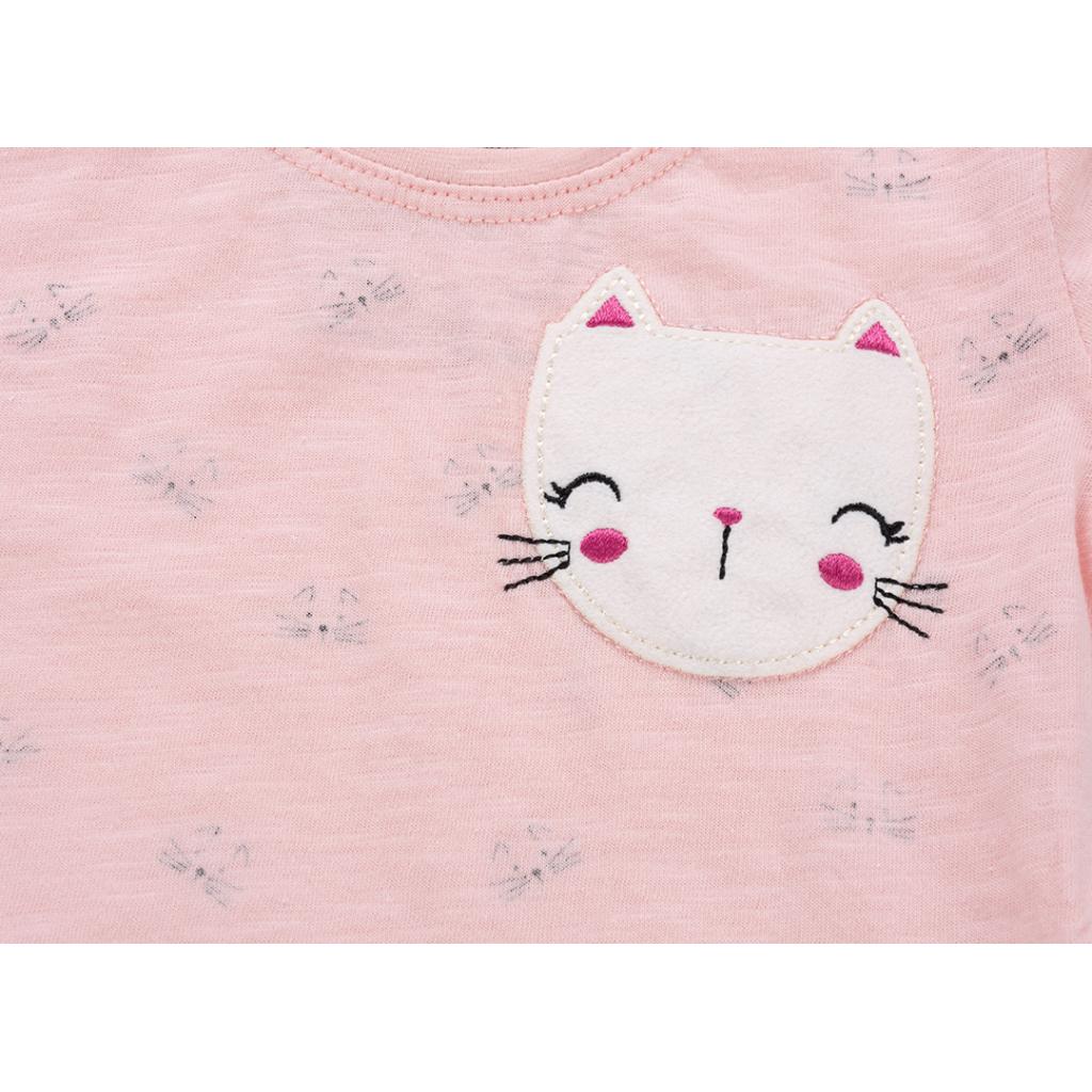 Футболка дитяча Haknur "Love is cat" (5754-104G-peach)