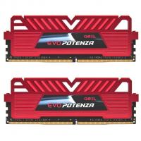 Модуль пам'яті для комп'ютера DDR4 8GB (2x4GB) 2400 MHz POTENZA Red H Geil (GAPR48GB2400C16DC)