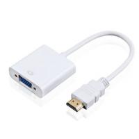 Перехідник HDMI M to VGA F (з кабелями аудіо і живлення від USB) ST-Lab (U-990 white)