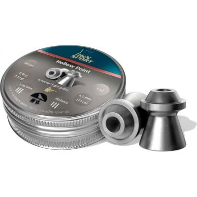 Пульки H&N Hollow Point 500 шт/уп 0,46 гр 4,5 мм (1453.01.07) Пульки H&N Hollow Point 500 шт/уп 0,46 гр 4,5 мм (1453.01.07)