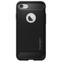 Чохол до мобільного телефона Spigen iPhone 8/7 Rugged Armor Black (042CS20441)