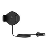 Зарядний пристрій Belkin Qi WIRELESS CHG CAR MOUNT,10W,BLACK (F7U053BTBLK)