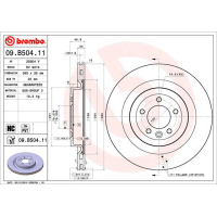 Brembo brake disc 09.B504.11