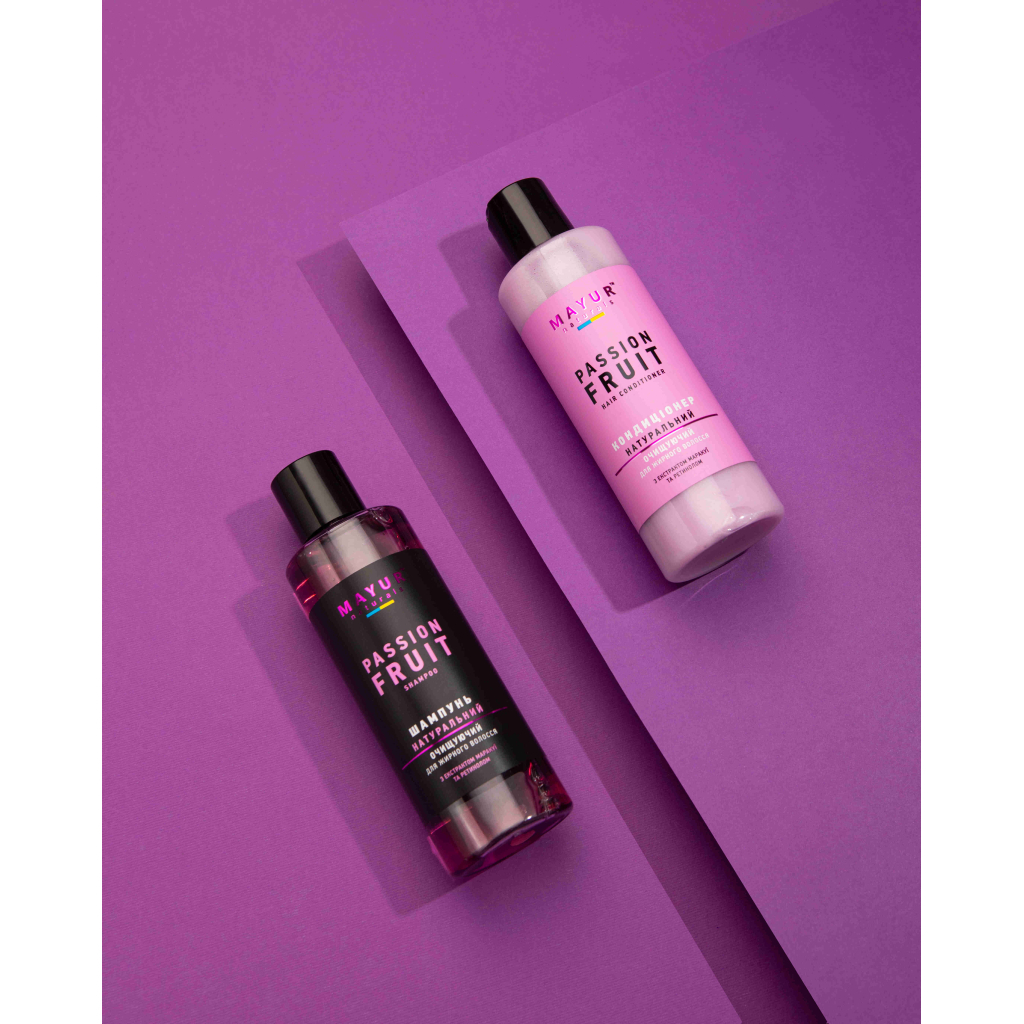 Шампунь Mayur Маракуйя очисний для жирного волосся 200 мл (4820230950045)