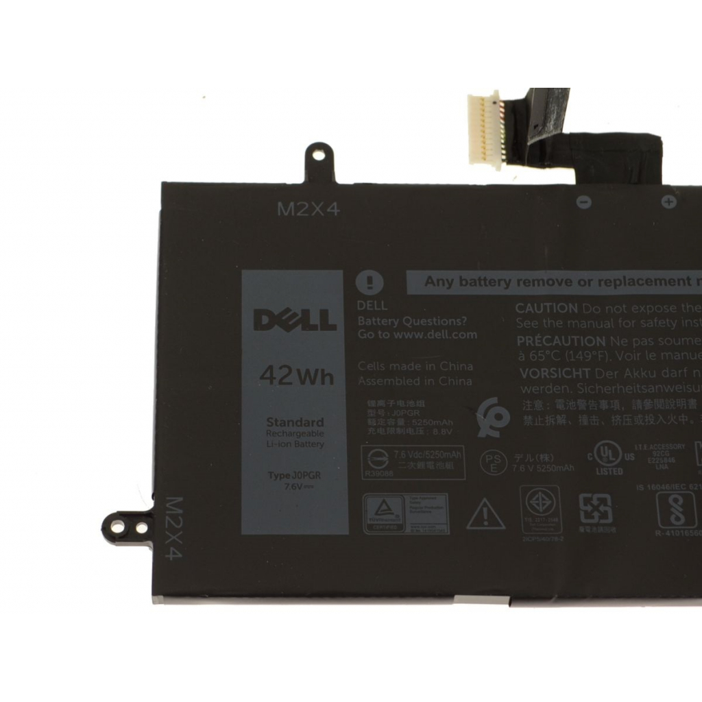 Акумулятор до ноутбука Dell Latitude 5285 J0PGR, 42Wh (5250mAh), 4cell, 7.6V, Li-ion (A47681) Акумулятор до ноутбука Dell Latitude 5285 J0PGR, 42Wh (5250mAh), 4cell, 7.6V, Li-ion (A47681)