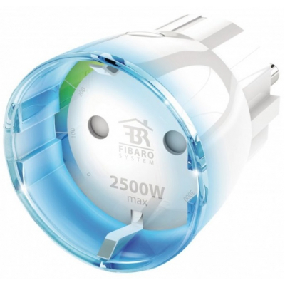 Smart outlet Fibaro Wall Plug, Z-Wave, 230V, max. 11A, 2.6kW, white (FGWPF-102_ZW5)