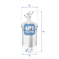 Fuel filter UFI 31.840.00