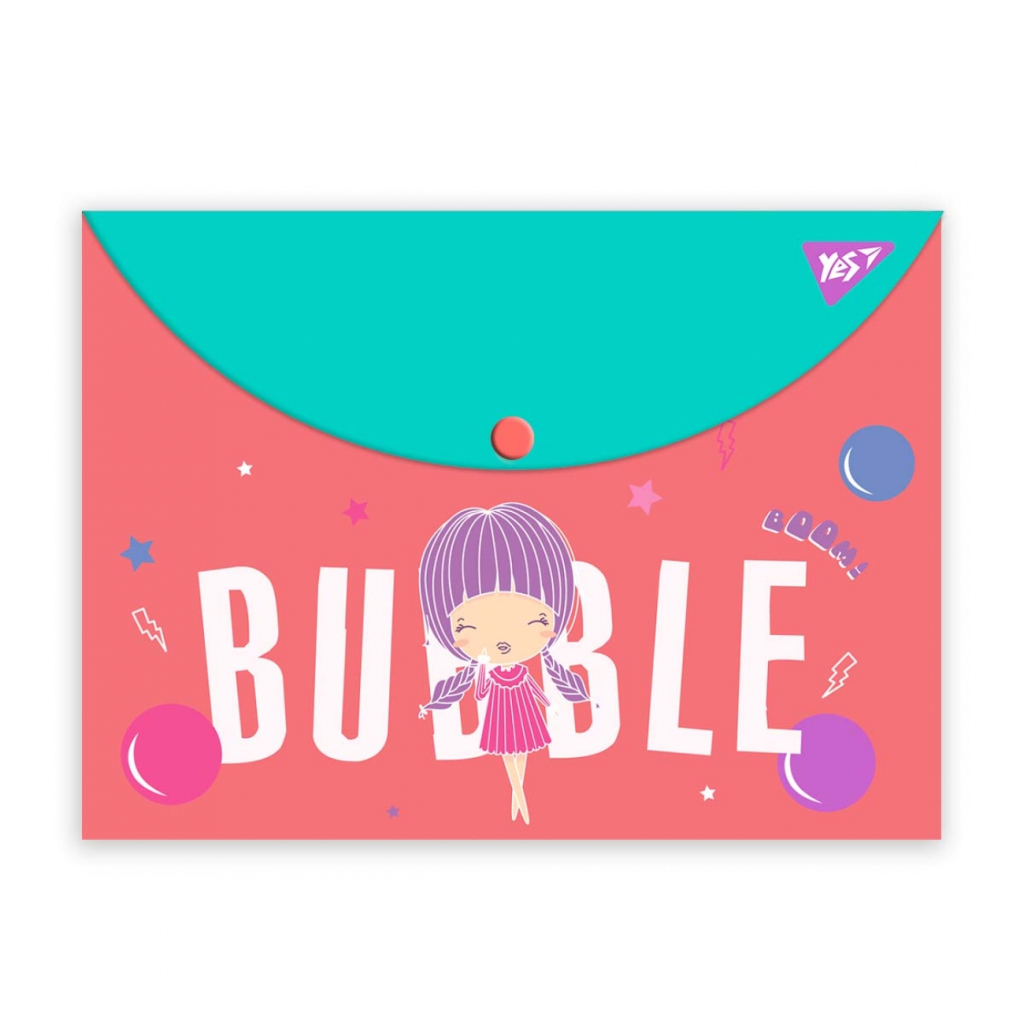 Папка - конверт Yes на кнопці А4 Cosmos (492010) Папка - конверт Yes на кнопці А4 Cosmos (492010)