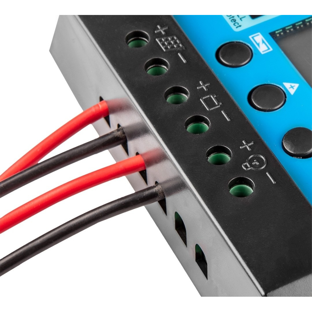 Контролер заряду Neo Tools 20А, 12/24В(OPEN,AGM,GEL), 2xUSB (90-150)