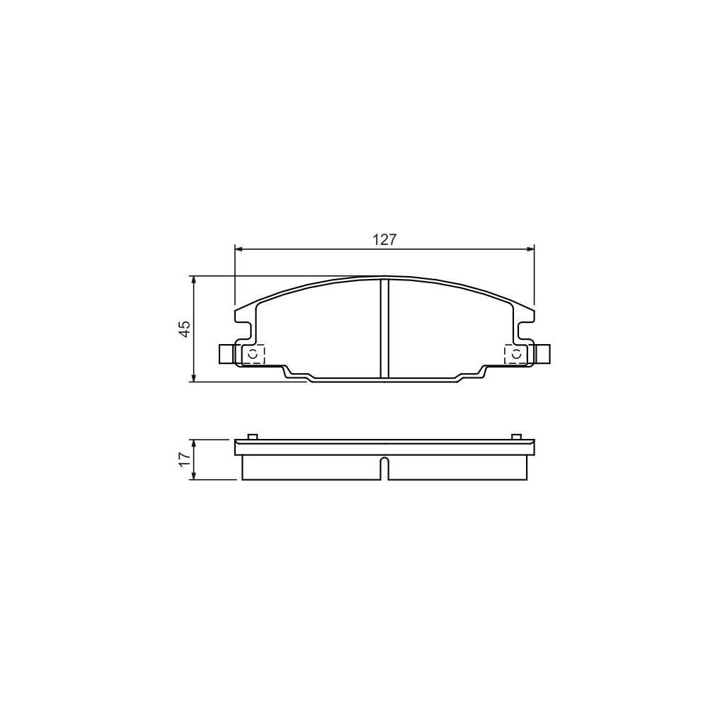 Гальмівні колодки Bosch 0 986 460 960 Гальмівні колодки Bosch 0 986 460 960