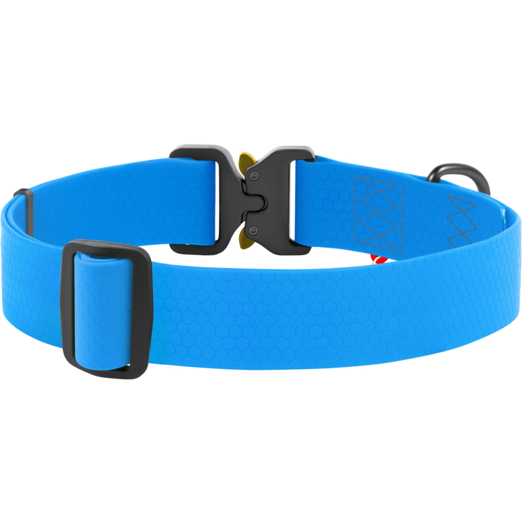 Нашийник для тварин WAUDOG Waterproof з QR паспортом XXL Ш 40 мм Д 43-70 см(блакитний) (28012)