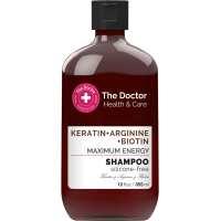 Шампунь The Doctor Health & Care Keratin + Arginine + Biotin Maximum Energy 355 мл (8588006041767)