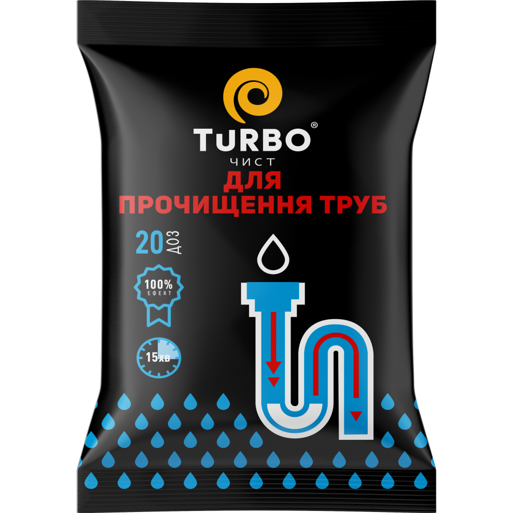 Засіб для прочищення труб TURBOчист Гранули 1000 г (4823015909122) Засіб для прочищення труб TURBOчист Гранули 1000 г (4823015909122)
